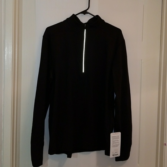 Lululemon Surge Warm 1/2 Zip Black Size Small NWT - Picture 3 of 4